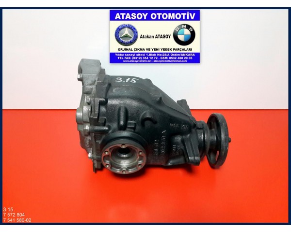 BMW E90 320D DEFRANSİYEL 315 7541580 7572804 7591016 7541580-02 7572804-01 7572804-03 7591016-01 7591016-02 33107572805 33107591017 33107572804 33107591016 E90 3.15 DEFRANSİYEL N47 N47N